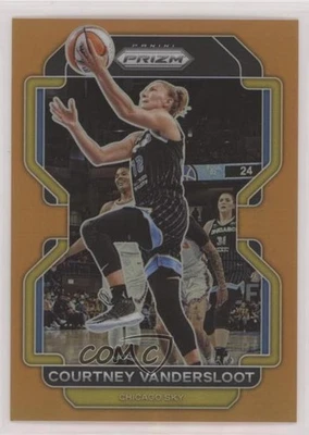 2022 Panini Prizm WNBA Orange Prizm /49 Courtney Vandersloot #103 - Image 1 of 2