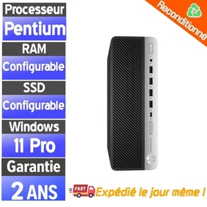 ☑️⭐☑️HP ProDesk 600 G3 SFF - Pentium G4400 3.30 Ghz - SSD - Ram Configurable☑️⭐ - Afbeelding 1 van 4