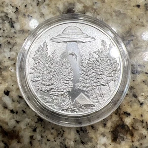 INTAGLIO MINT 2023 – ALIEN ABDUCTION – HUMANS – 1 TROY OUNCE - Picture 1 of 3