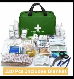 first aid kit bag medical emergency kit 220 Pc - Picture 1 of 3