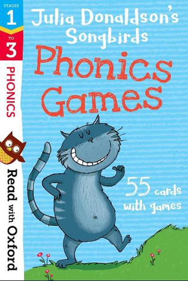 Read with Oxford: Stages 1-3: Julia Donaldson's Songbirds: Phonics Games Flashca - Image 1 of 1