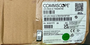 Commscope MGS400 Blue Outlet Modular Jack Connector (Box of 25) - Picture 1 of 4