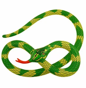 8ft Long Reusable INFLATABLE SNAKE Jungle fun Animal Party props Etc UK Seller - Picture 1 of 1