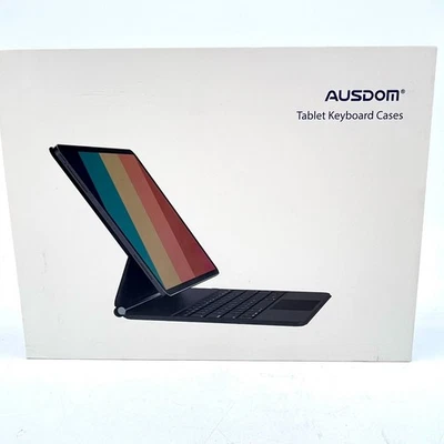 Ausdom Magkey 12.9 Tablet Keyboard Cases With Trackpad HB-358 - Black - Image 1 of 4