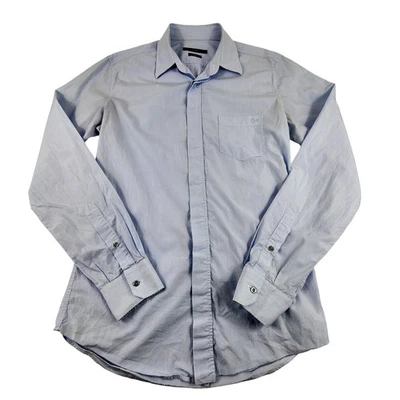 Gucci Shirt Mens Medium 40 | 15 3/4 Dress Classic Stripes Made in Italy Luxury - Image 1 of 4