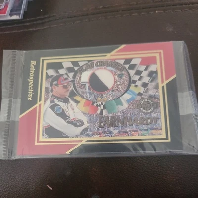 DALE EARNHARDT  2001 WHEELS  sealed 2 card retrospective  #AT1 & 2   BONUS CARDS - Image 1 of 2