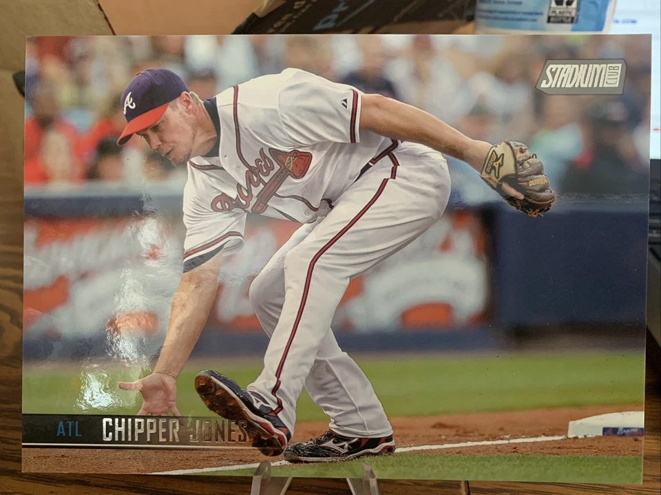 2021 Topps Stadium Club Oversized Box Topper Card Chipper Jones OBCJ - Image 1 of 1
