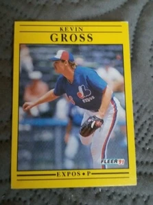 1991 Fleer Montreal Expos Baseball Card #235 Kevin Gross - Picture 1 of 2
