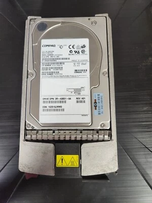 COMPAQ 3.5" 72.8GB 10K RPM Hard Drive: BD07265A22 Wide Ultra 3 SCSI - Image 1 of 4