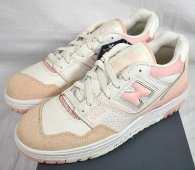 New Balance 550 White Pink (W) - BBW550WP - Womens Sizes - Image 1 of 4