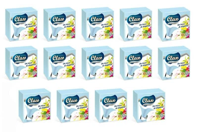 560 pz CLASS Tovaglioli 2 Veli colorati in pura Cellulosa colore CELESTE 38x40cm - Immagine 1 di 2