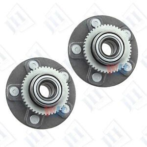 Pair Rear Wheel Hub and Bearing Assembly For 1995-1999 Nissan Maxima 4-Wheel ABS