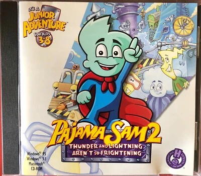 RARE Pajama Sam 2: Thunder And Lightning Aren’t So Frightening PC CD-ROM - Image 1 of 3