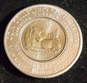 2004-P ENCASED Wisconsin Quarter, 2007 ANA Convention. Our PC229 - Picture 1 of 4