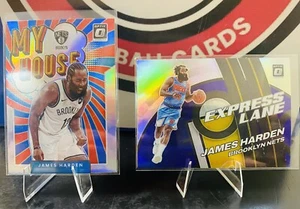 2021-22 James Harden Panini Prizm Express Lane & My House card (2) Near Mint - Picture 1 of 2