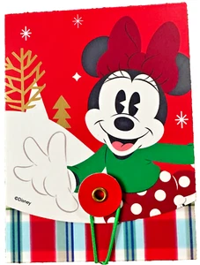 Hallmark Disney Minnie Mouse Invierno Mini Bloc de Notas Mini Bloque 1CZE1016 NUEVO - Imagen 1 de 2