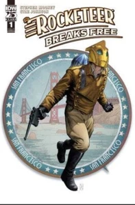 ROCKETEER BREAKS FREE #1 CVR A WHEATLEY IDW 07/17/24 Combined shipping Available - Imagen 1 de 2