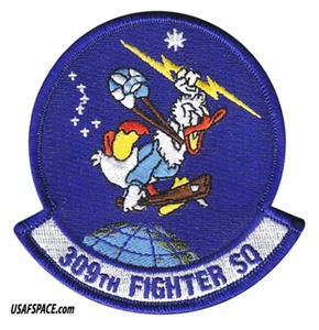 USAF 309th FIGHTER SQ -309 FS - F-16 Fighting Falcon - Luke AFB, AZ-VEL AUFNÄHER - Bild 1 von 5