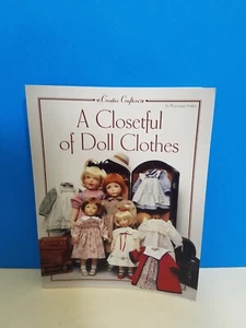 A Closetful of Doll Clothes Pattern Book By Rosemarie Ionker, SC VGUC 144 pages - Picture 1 of 2