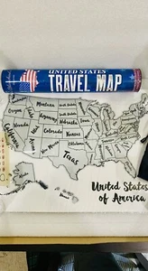 Blanchards USA Reisekarte Scratch Off Silberfolie enthüllt schöne Aquarelle - Bild 1 von 5