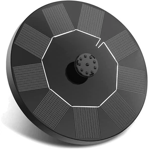 Solar Springbrunnen Teichpumpe Wasserfontäne für Gartenteich Vogelbad - Bild 1 von 2