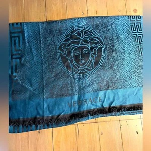 Versace Medusa wool scarf shawl NWOT - Picture 1 of 3