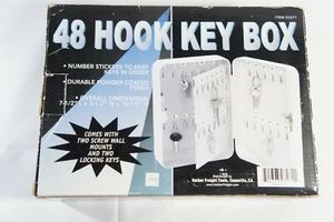 48 Hook Key Holder Box Metal Safe Locking Wall Mount #03271 Harbor Freight NEW - Picture 1 of 3