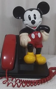 Teléfono de colección Mickey Mouse con cable línea fija tono táctil AT&T Disney - Imagen 1 de 13