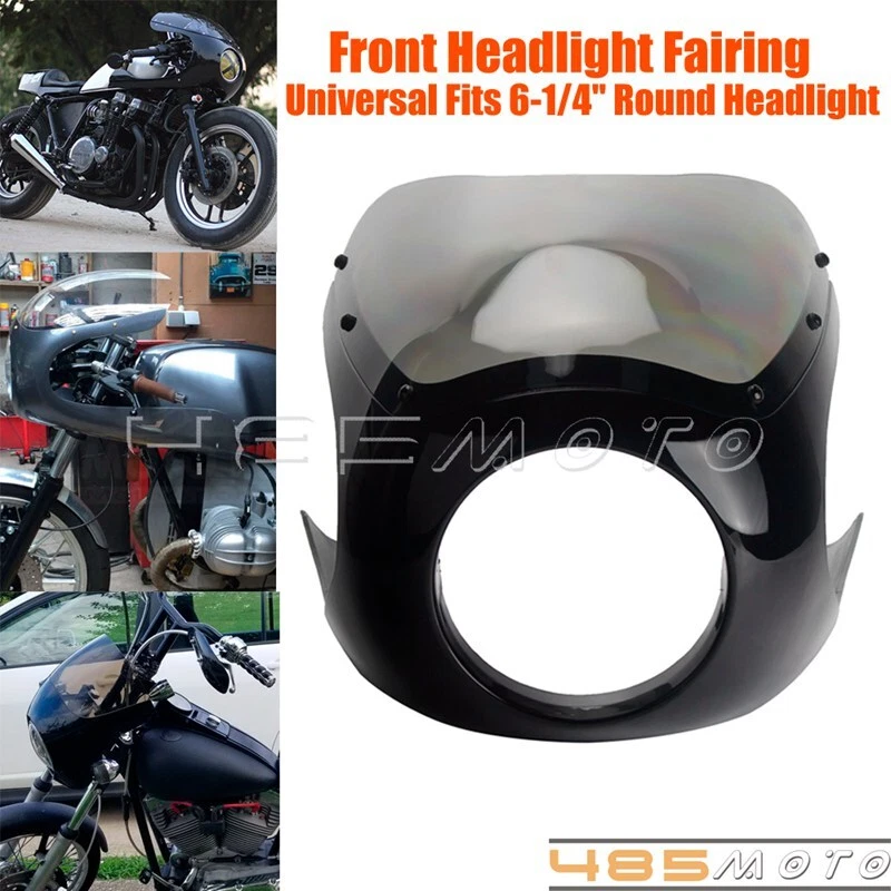 Carenado de faros universal parabrisas para Harley Honda Thruxton BMW R6 R80 R60 Foto 1 de 4