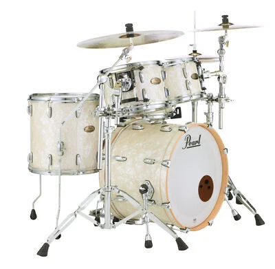 Pearl Session Studio Select Nicotine White Marine Pearl 20/10/12/14 Drums Shells - Image 1 of 4