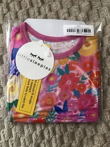 Little Sleepies Mother’s Day Floral Two-Piece Short Sleeve Pajama Set Size 2T - Picture 1 of 3
