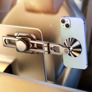 Magnetic Car Phone Holder 360° Rotation Magnet Mount Stand Interior Accessories - Foto 1 di 11