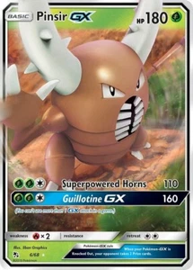 Pokémon TCG Pinsir GX Hidden Fates 6/68 Holo Ultra Rare - Picture 1 of 1