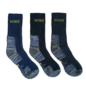 Set da 6/12 paia di calze uomo da lavoro modello esercito in cotone rinforzato. - Bild 1 von 5