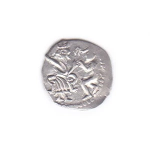 RUSSIA NOVGOROD REPUBLIC DENGA 1420-1455 RARE SILVER UNC CONDITION - Picture 1 of 3