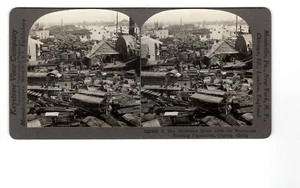 Women Unwinding Silkworm Cocoons  To Make Silk   Japan    @ 1900-1910 - Picture 1 of 2