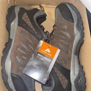 Ozark Trail Men's Low Mesh Hikers Leather & Flex Midsole Size 8 - Picture 1 of 6