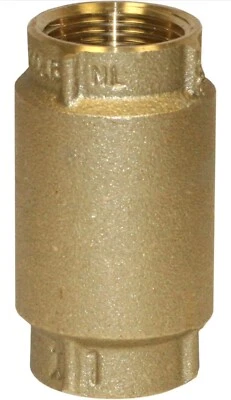 MFG CVNL100 1" No-Lead Brass Check Valve 700 Series 1" - Image 1 of 4