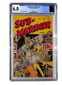 Sub-Mariner Comics #19 (1946) CGC 6.0 Off-White Pgs Timely - Picture 1 of 2