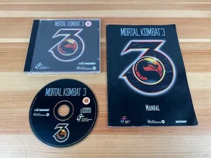 Mortal Kombat 3 PC CD-ROM Game + Manual RARE 1995 Arcade Fighting Midway - Picture 1 of 8