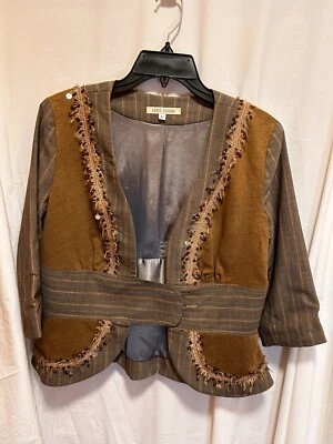 Blazer corto vintage Louis Verdad lentejuelas 99 % lana talla grande precioso Foto 1 de 4