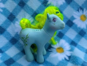 Vintage MLP My Little Pony G1 1986 Flutter Pony Morning Glory Green Yellow - Picture 1 of 2