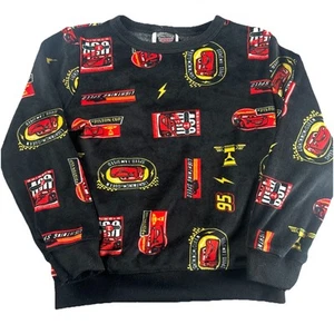 Lightning McQueen Sweater Toddler 5T Long Sleeve All Over Print Vintage Cars - Picture 1 of 5