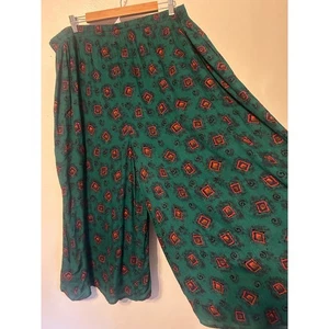 Vintage 80/90er Jahre Carole Little knallfarbene Boho Style Damen Hose Gr. 24   - Bild 1 von 8