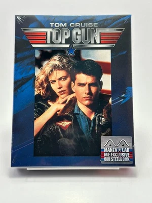Top Gun Manta Lab Exclusive 4K Ultra HD + Blu-Ray Steelbook Full Slip Tom Cruise - Image 1 of 4