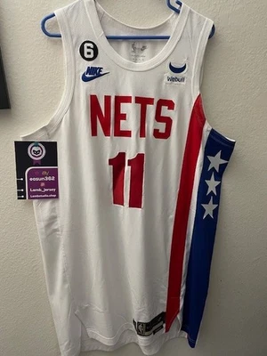 2022 Nike NBA Brooklyn Nets Kyrie Irving HWC pro cut size 52+6 - Image 1 of 3