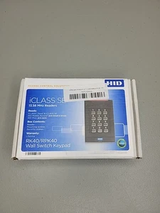 Interruptor de pared lector de tarjetas inteligentes HID 921PTNNEK00000 multiCLASS SE RPK40 con teclado - Imagen 1 de 6