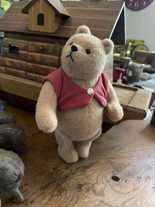 R John Wright 8” WINNIE THE POOH Bear Jointed 1986 Lmtd Ed Alpaca mohair. - Picture 1 of 22