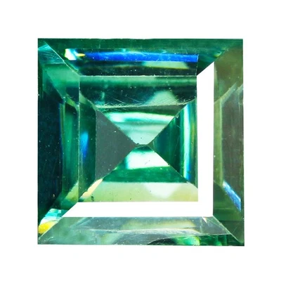 3.26 Ct Eye-opening Perfect Rectangle 3.9 x 9 MM Green Moissanite - Image 1 of 4