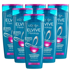 6 X Loreal Elvive Fibrlogy Thickening Shampoo 250ml - Picture 1 of 1